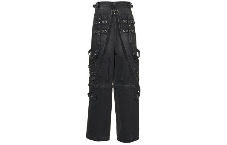 

Джинсы мужские Balenciaga с ремешками, черный