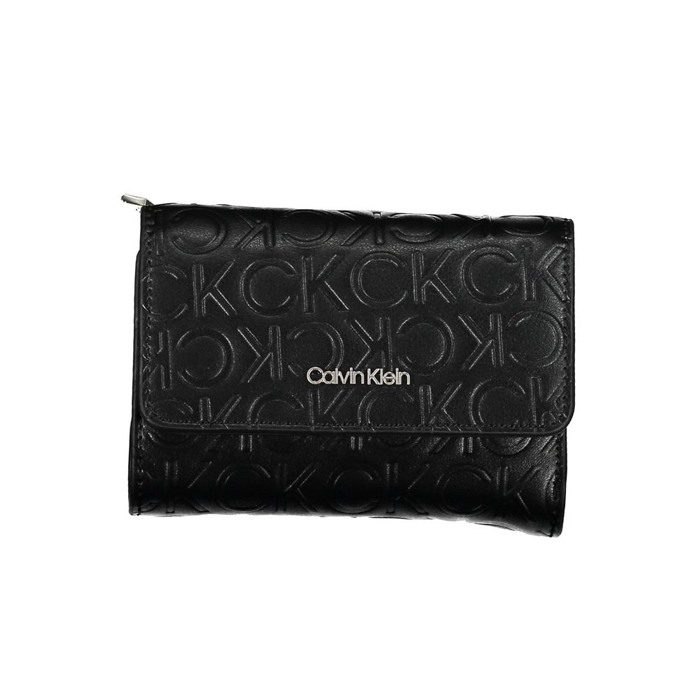 

Черный полиэтиленовый женский кошелек Calvin Klein