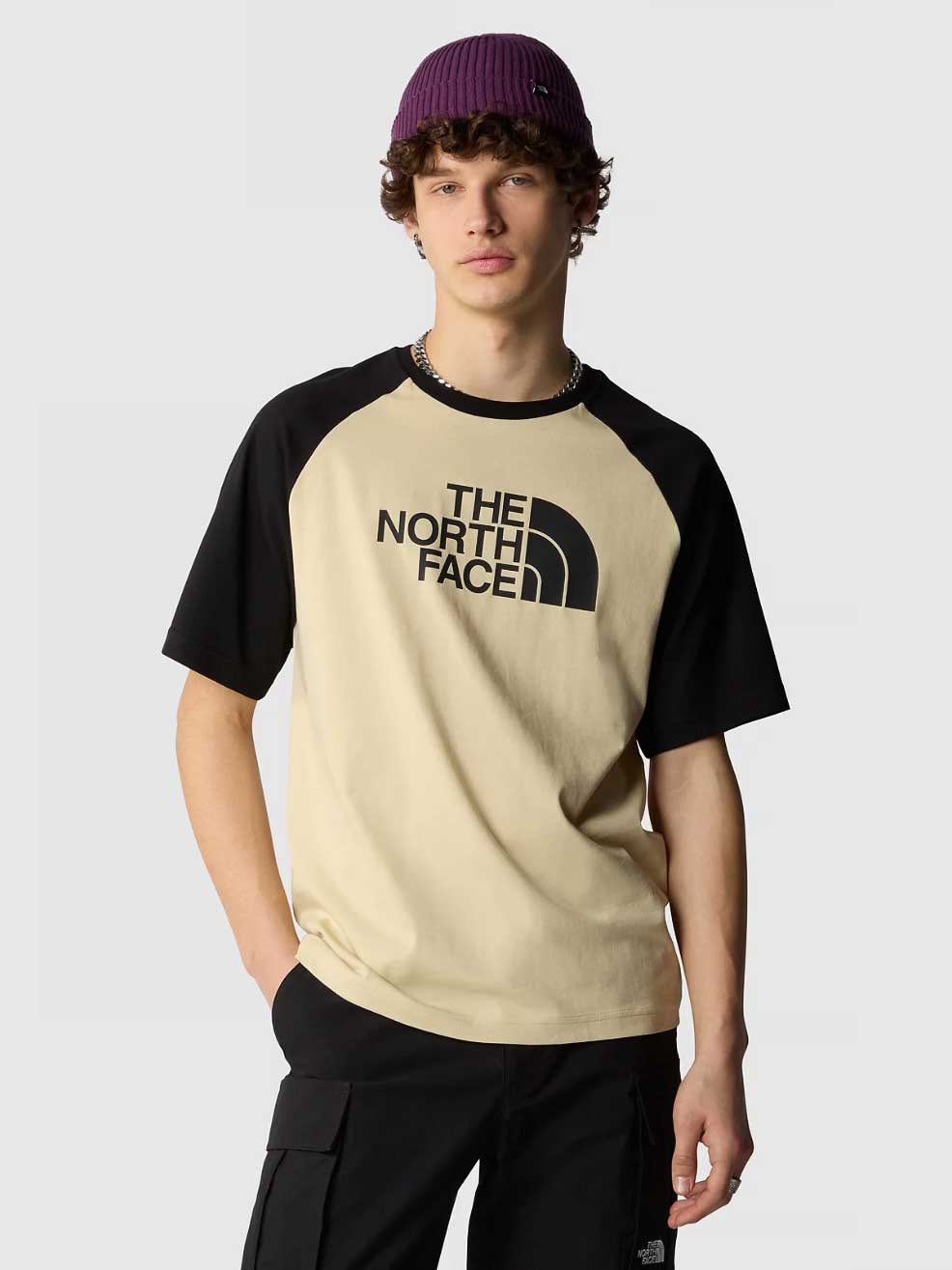 

Футболка The North Face M S/S RAGLAN EASY, бежевый