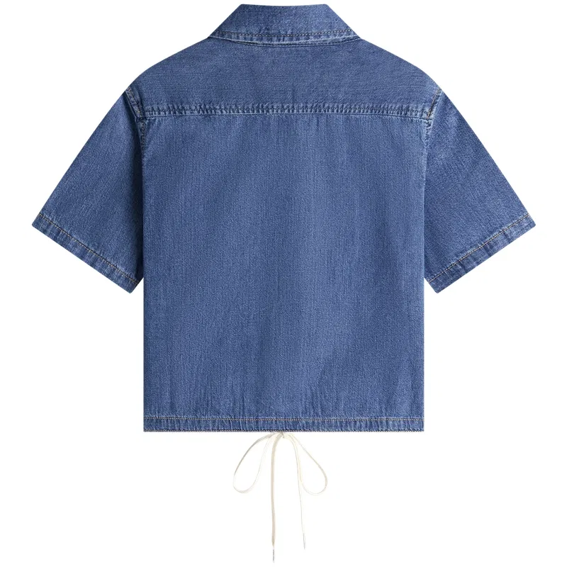 Рубашка джинсовая Tommy Hilfiger Denim Blue — фото 3