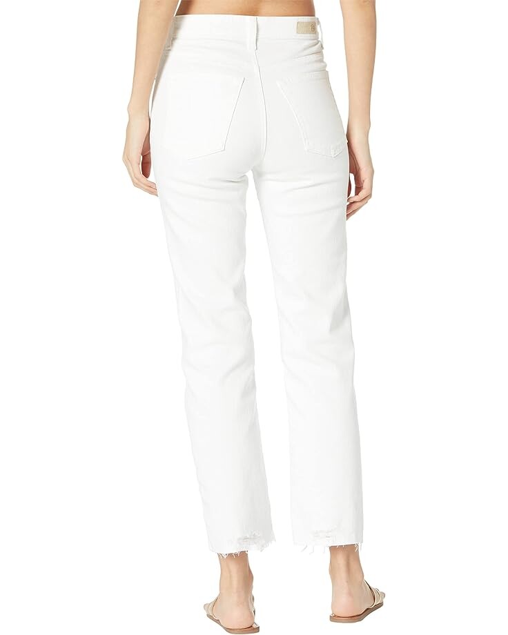 

Джинсы AG Jeans Alexxis Vintage Crop in White, белый
