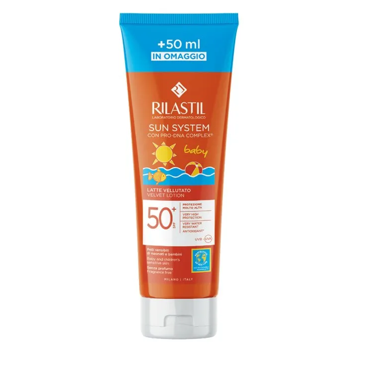 

Rilastil Sun System Baby Velvet Milk Spf50+ 250 мл Чувствительная кожа новорожденных и детей