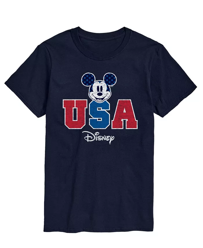 

Мужская футболка с коротким рукавом Disney Mickey Mouse USA AIRWAVES, синий