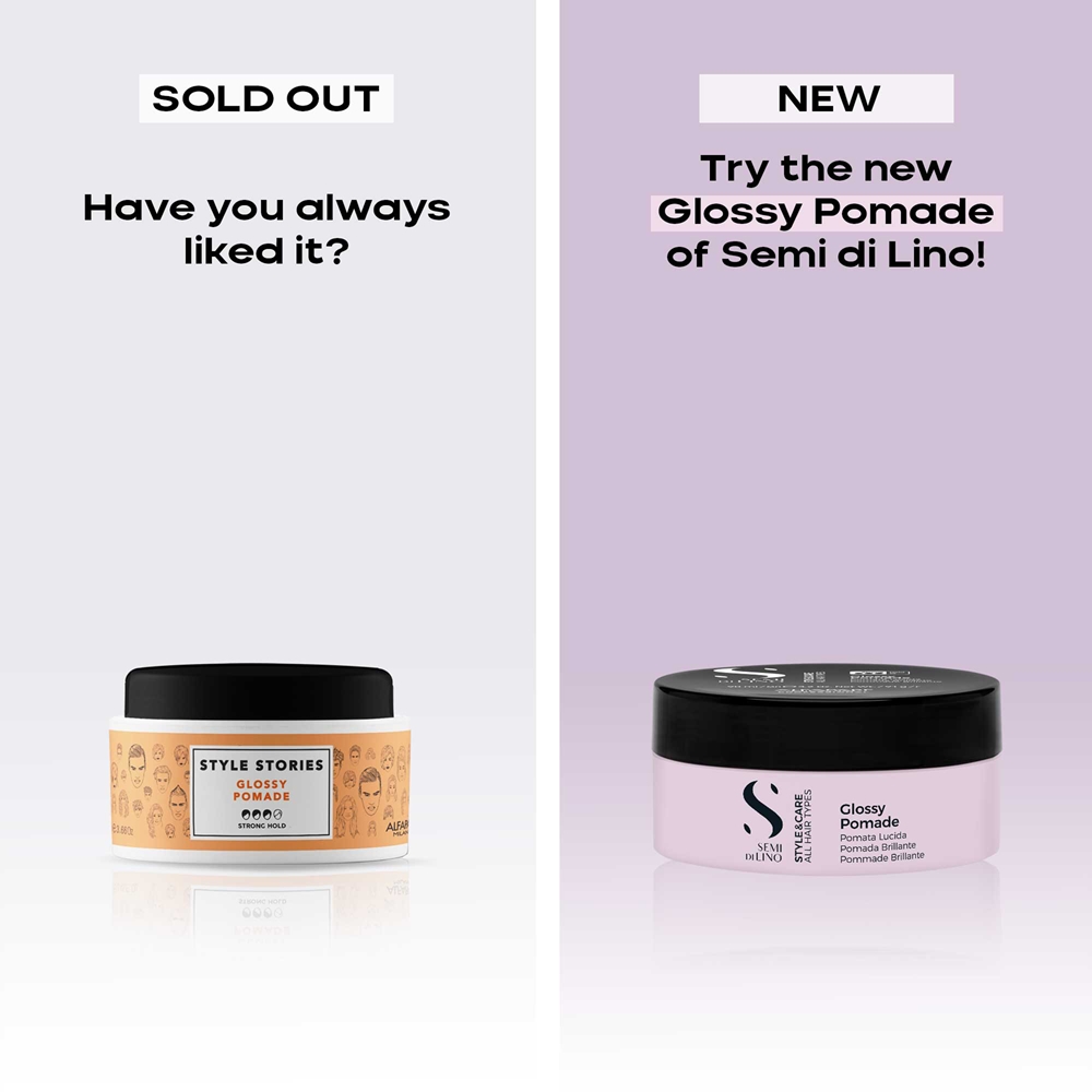 Глянцевая помада Semi di lino style&care с консистенцией воска, позволяющая легко менять прически, с чрезвычайно блестящим эффектом Alfaparf Milano, 100 мл — фото 2