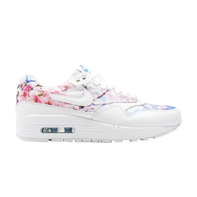Кроссовки Nike Wmns Air Max 1 Print 'Cherry Blossom', белый