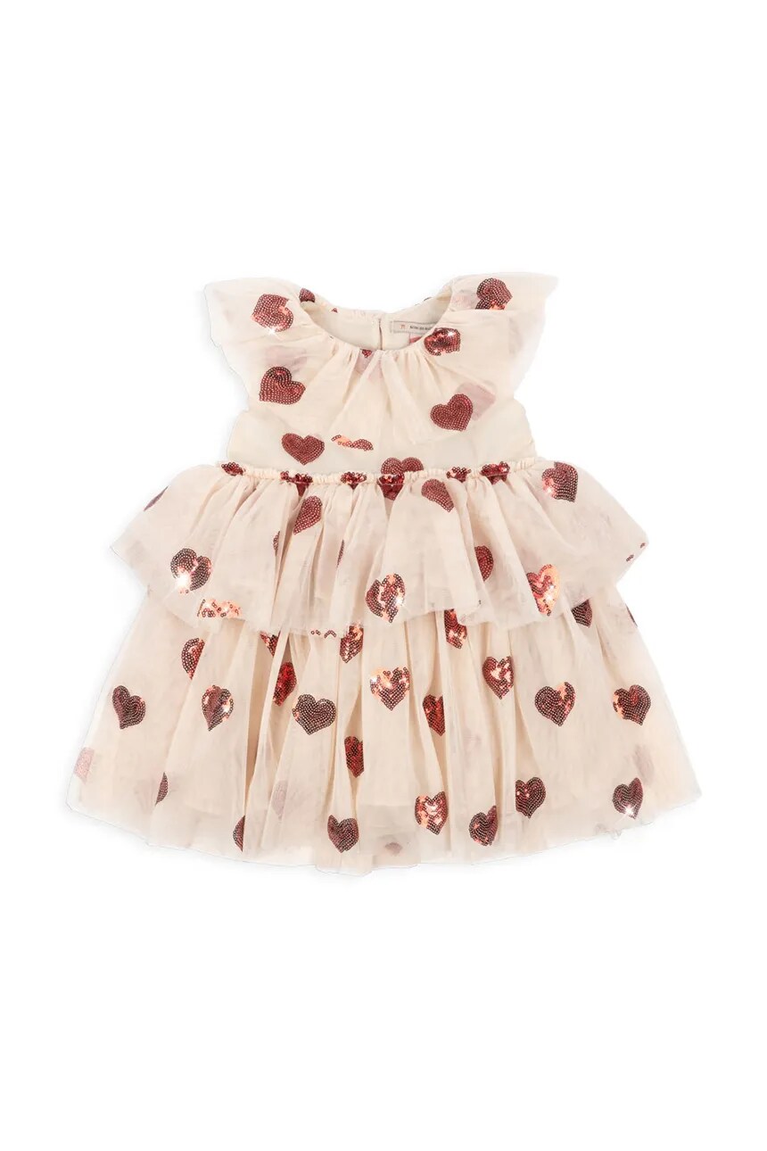 

Детское платье YVONNE FAIRY DRESS GRS Konges Sløjd, бежевый