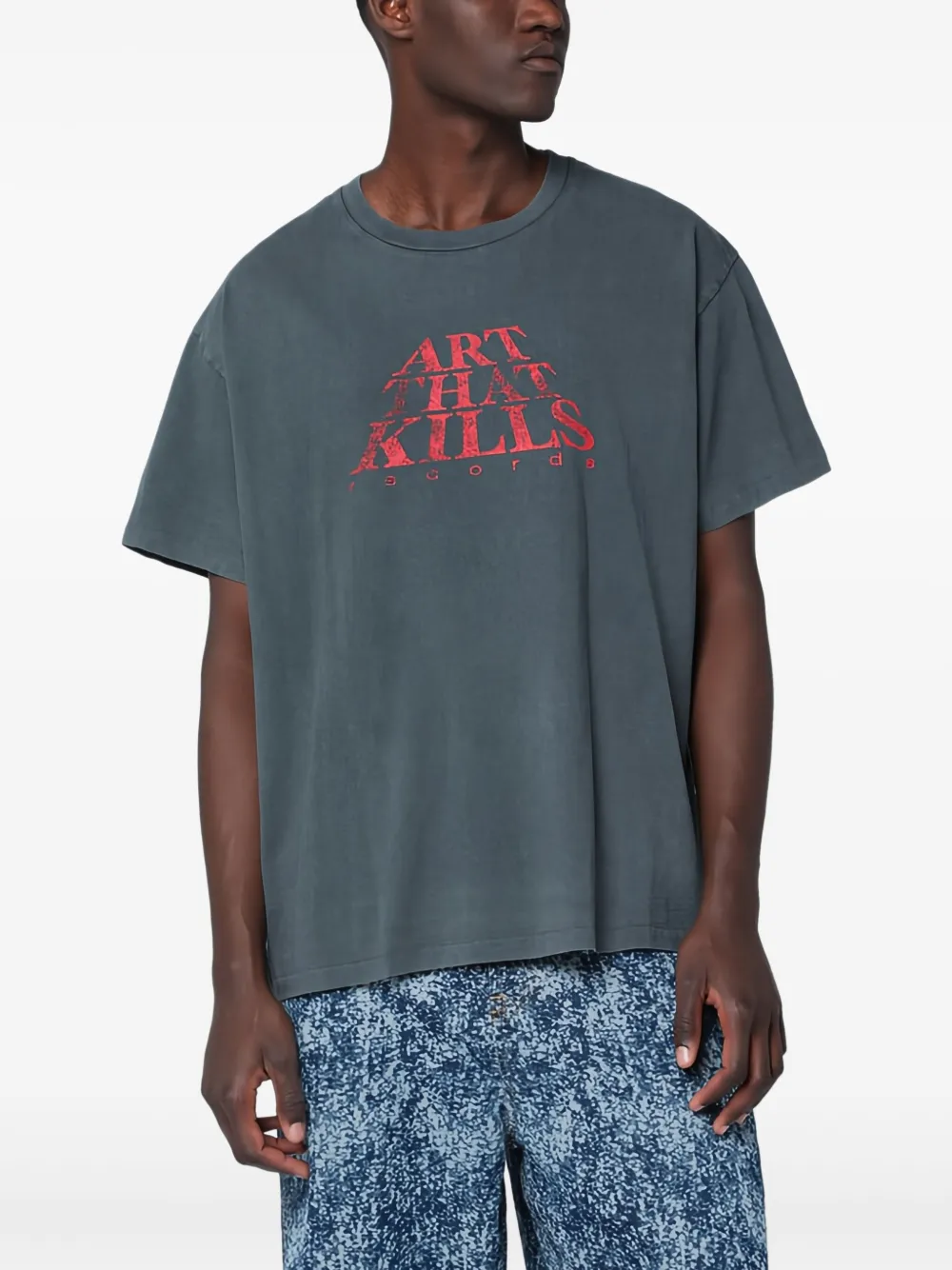 

Футболка с принтом логотипа Force Gallery Dept., черный