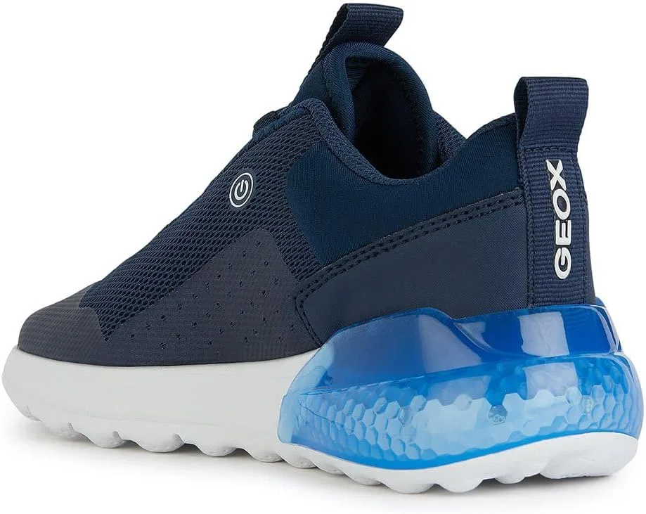 Кроссовки Geox Boys' J Activart Illuminus, Navy — фото 4