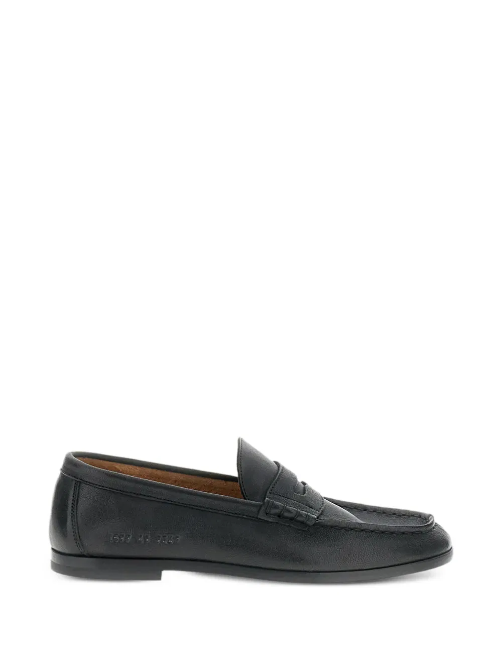 Кожаные лоферы с ремешком Common Projects, черный