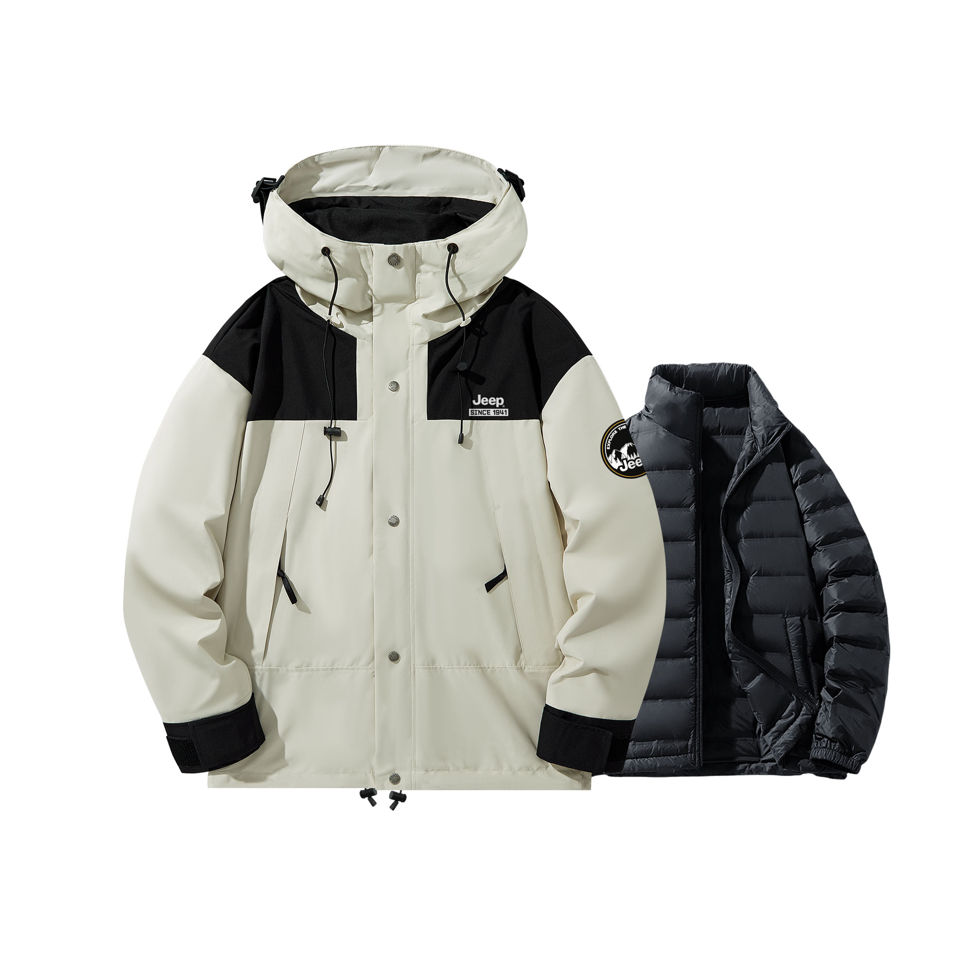 

Jeep Куртка Unisex, Khaki (with Down Liners)