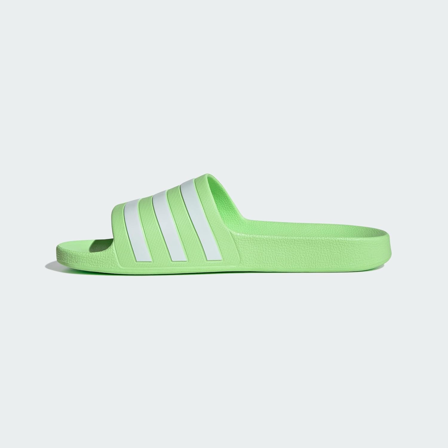 Сандалии adidas Adilette Aqua для взрослых, унисекс, белый/зеленый — фото 2