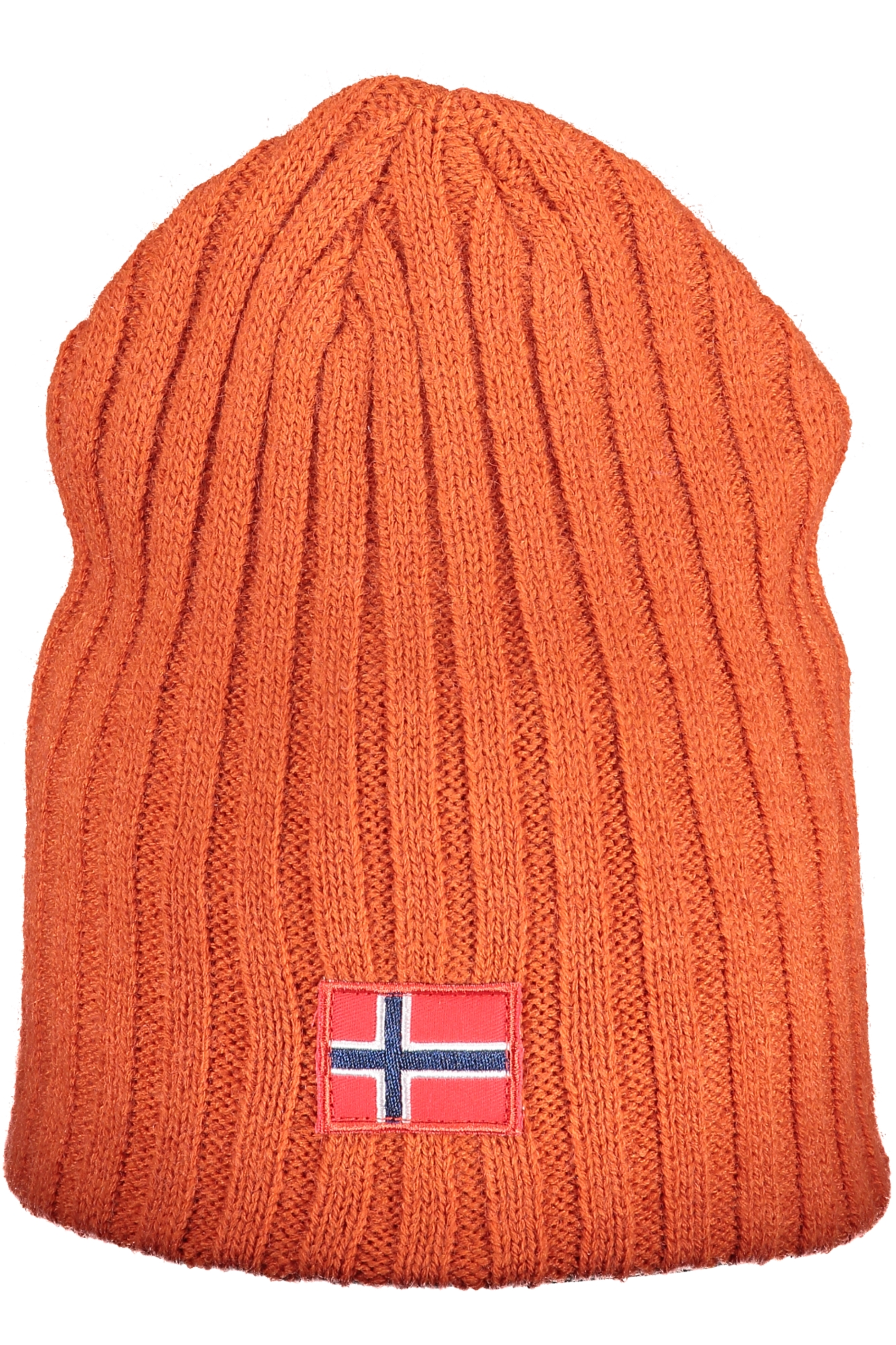 

Мужская шапка Norway 1963 с нашивкой демисезонная, оранжевый