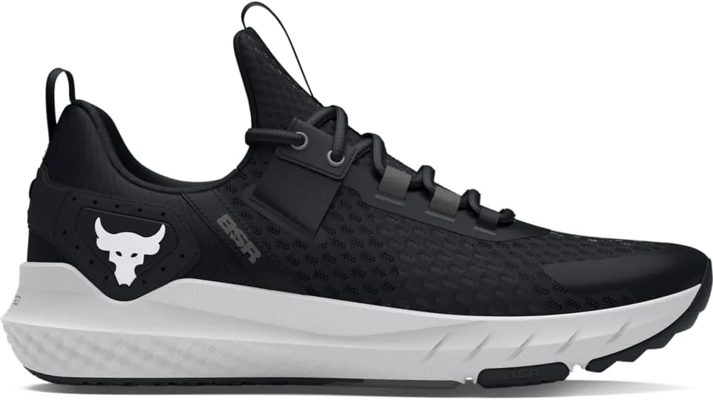 Кроссовки мужские Under Armour Project Rock Blood Sweat Respect 4, черно-белый — фото 2
