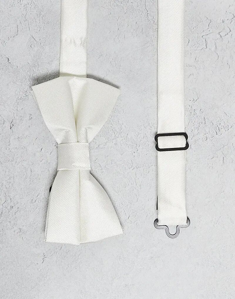 

Галстук-бабочка River Island нейтрального цвета белого цвета