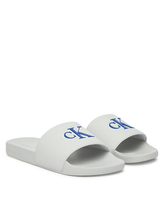 Мюли Slide Jelly Mono Pu YM0YM01281 Calvin Klein Jeans, серый — фото 2