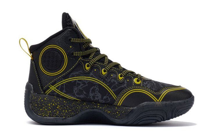 Баскетбольные кроссовки YuShuai 14 Kids GS High-top Black/Thunderstorm Gray Lining Young — фото 2
