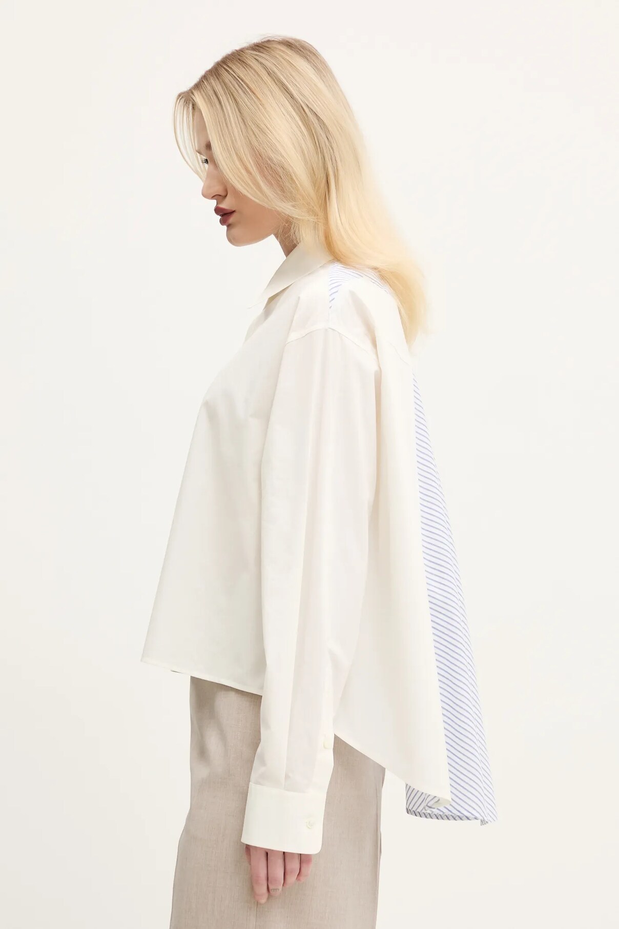 

Хлопковая рубашка Mm6 Maison Margiela, бежевый