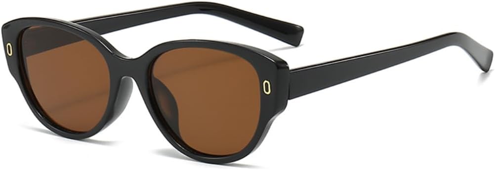 

Солнцезащитные очки круглой оправы для женщин и мужчин, «кошачий глаз», винтажные очки эллиптической формы, солнцезащитные очки для мужчин и женщин, антибликовые SZVVBKK, 8