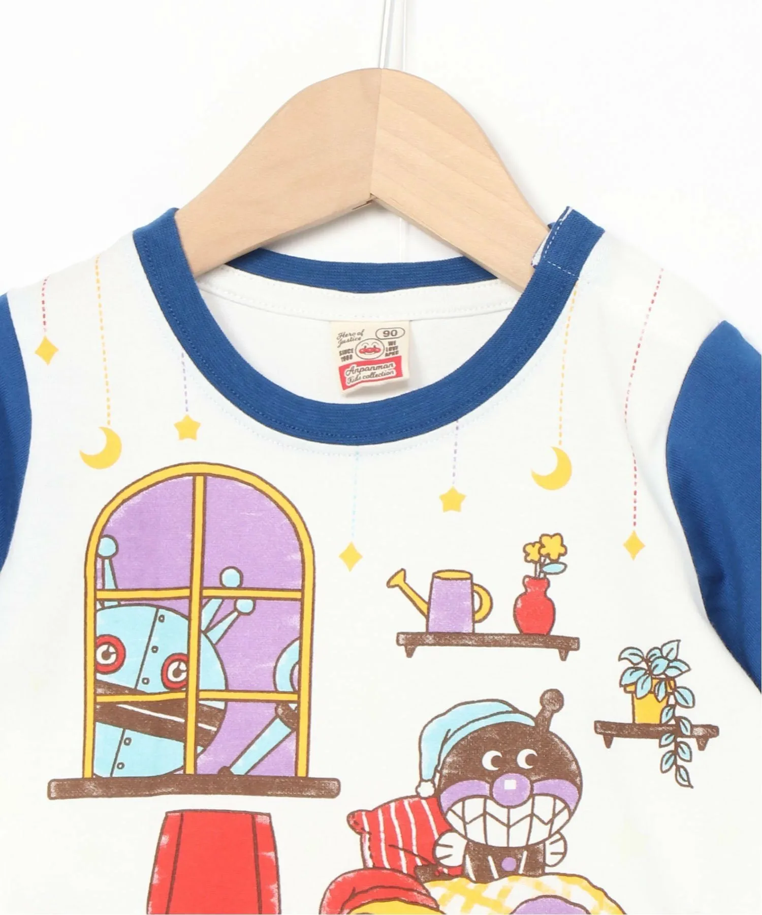 Детская коллекция ANPANMAN/(K) Разноцветные светящиеся пижамы Anpanman Kids Collection, Navy — фото 4