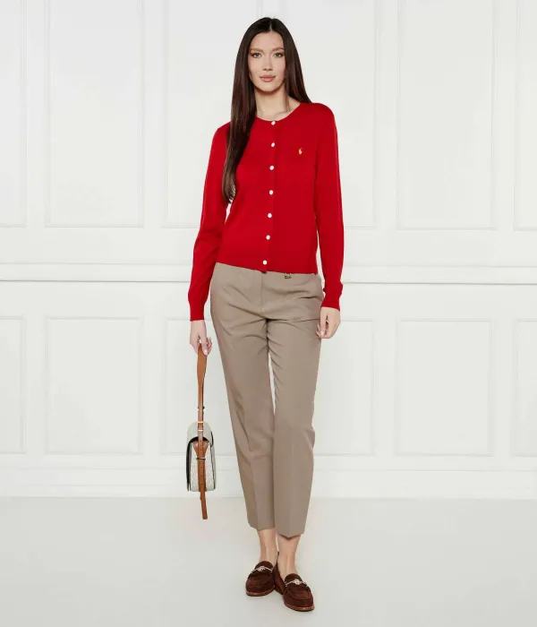 Шерстяной кардиган «Лунный» Regular fit Polo Ralph Lauren, красный — фото 2