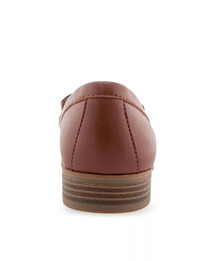 Женские лоферы Edna с классическим кроем Aerosoles, коричневый/бежевый — фото 3