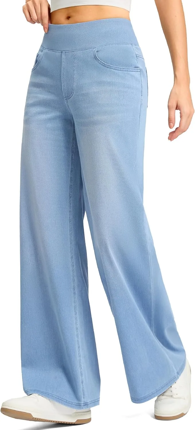 

Rammus широкие джинсы для женщин с высокой посадкой и эластичным поясом