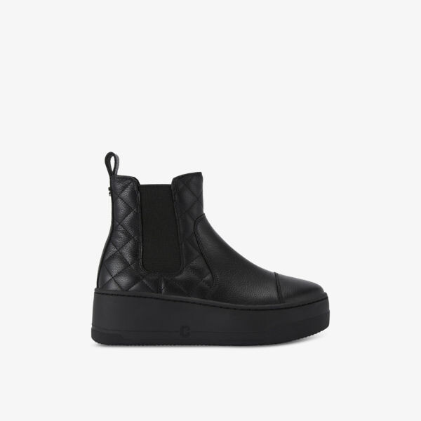 

Ботинки челси из стеганой кожи на плоской подошве Carvela, черный