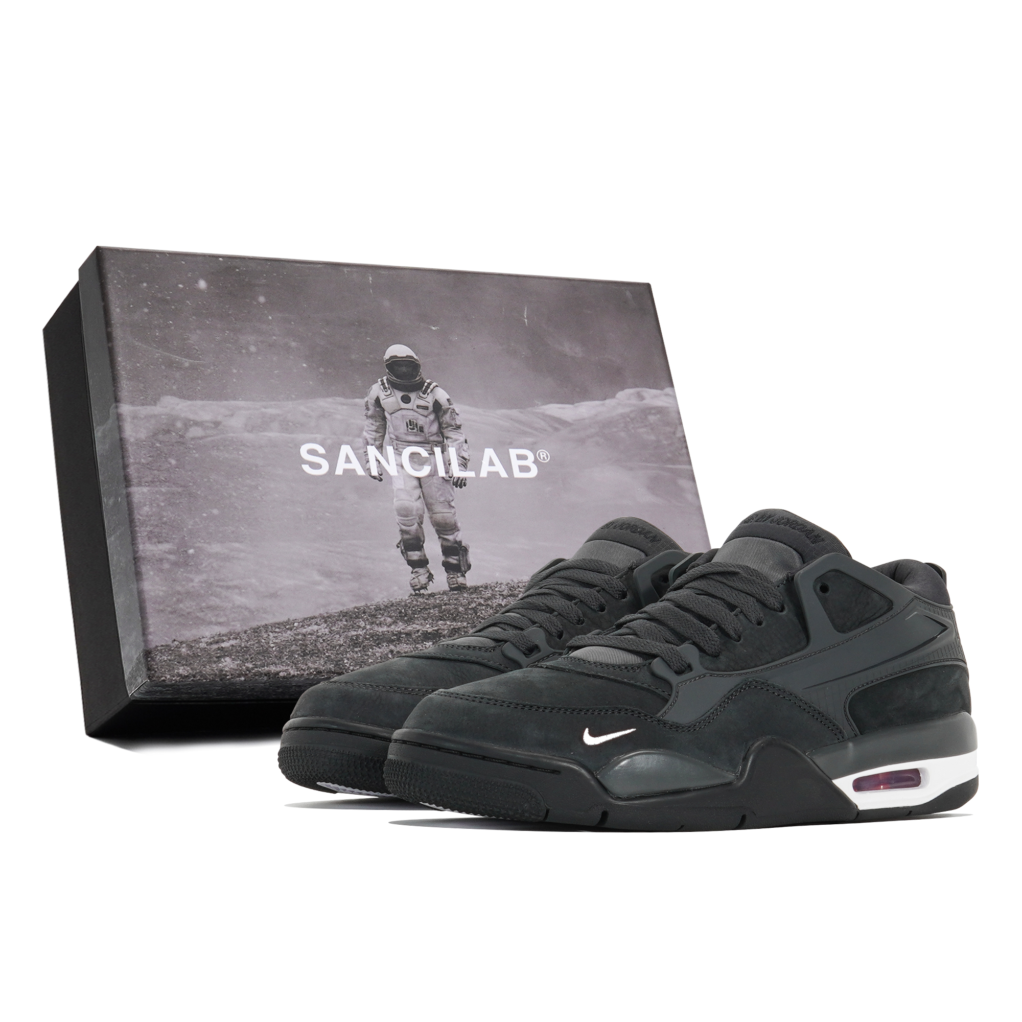 

Баскетбольные кроссовки Air 4 Vintage Men Low-Touch Black Jordan