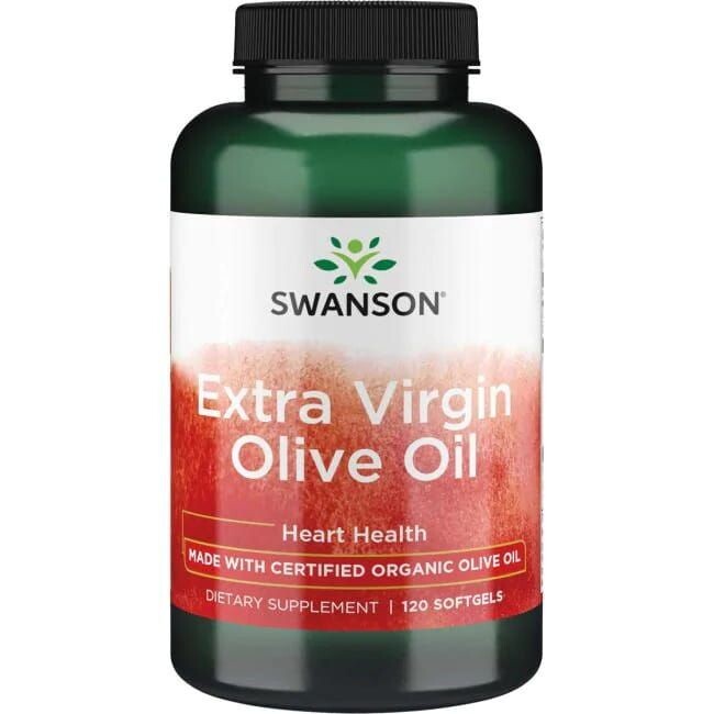 

Экстракт листьев оливы в капсулах Swanson Olive Oil Extra Virgin, 120 шт