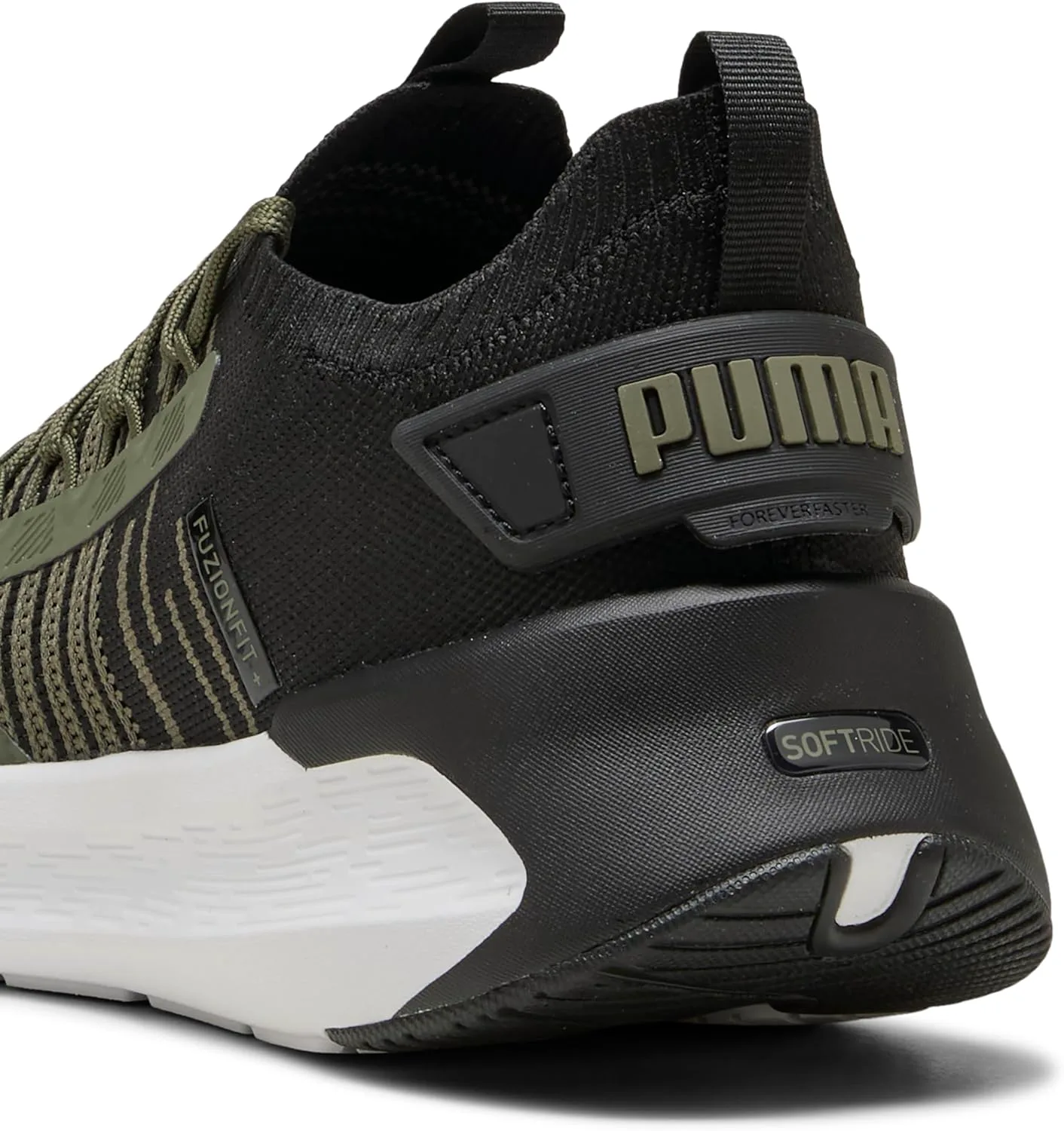 Мужские беговые кроссовки Puma Softride Symmetry Fuzion, черный — фото 4