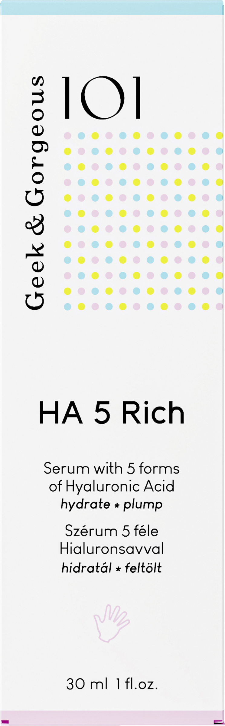 

Сыворотка для лица Geek & Gorgeous HA 5 Rich Serum