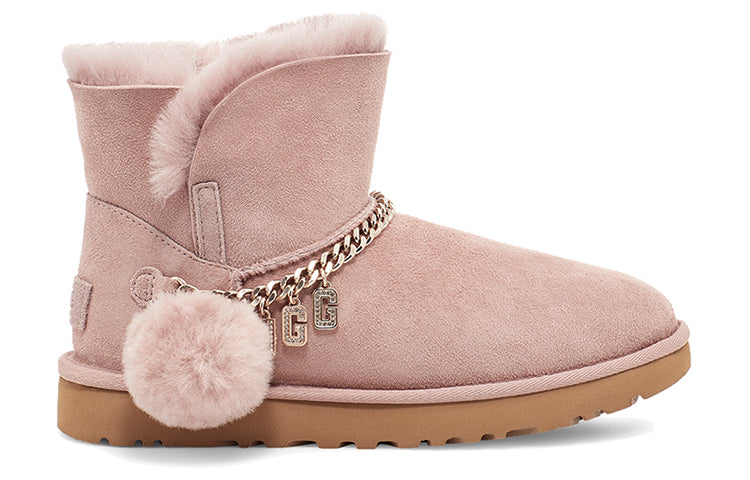 Ботинки зимние UGG WMNS Classic Charm Mini, розовый — фото 3