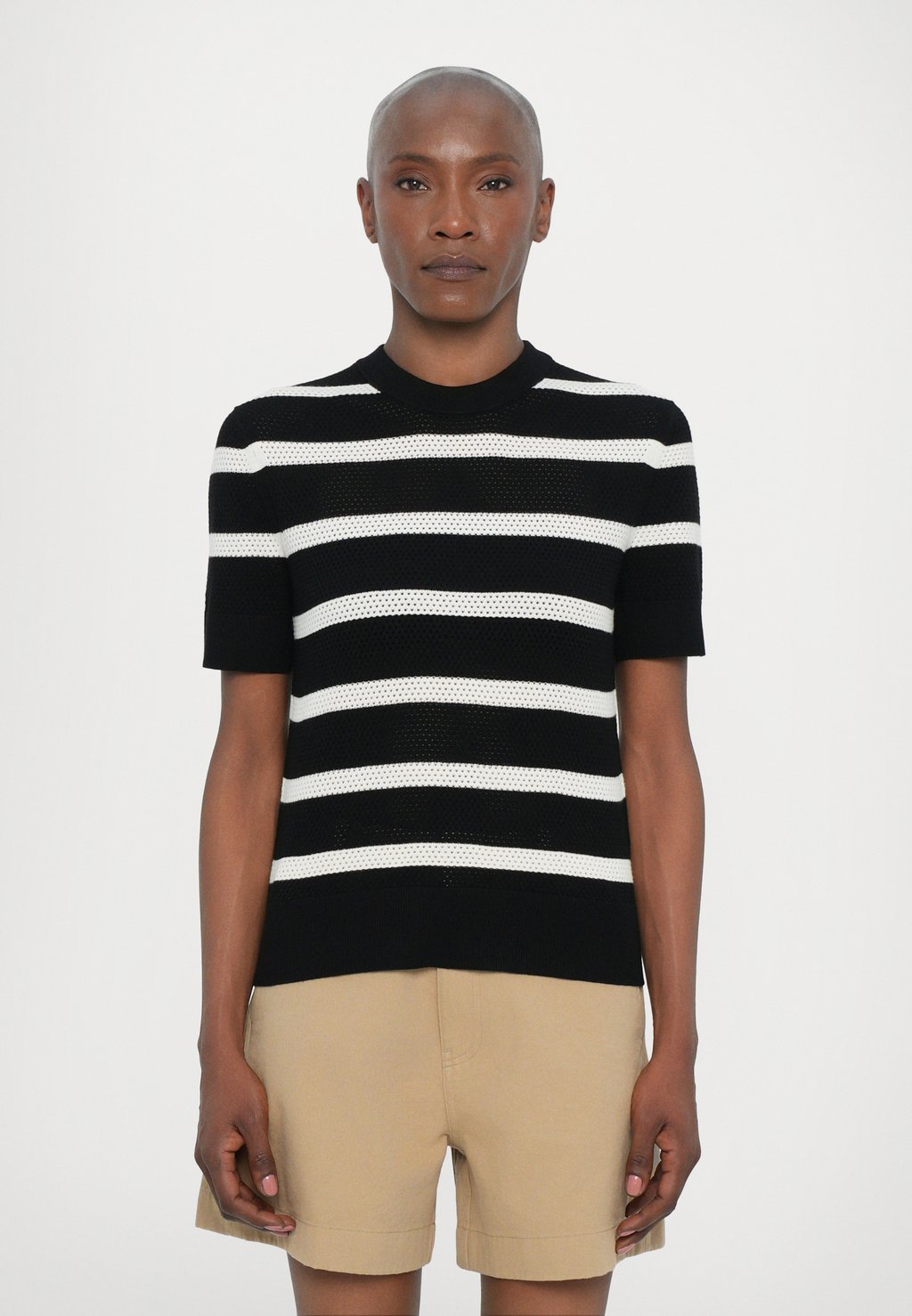 

Футболка с принтом STRIPED TEE Filippa K, черный