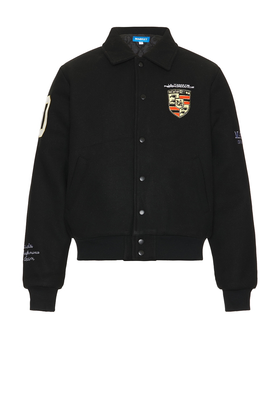 

Куртка в стиле "варсити" Ultimate rally bear Market, washed black