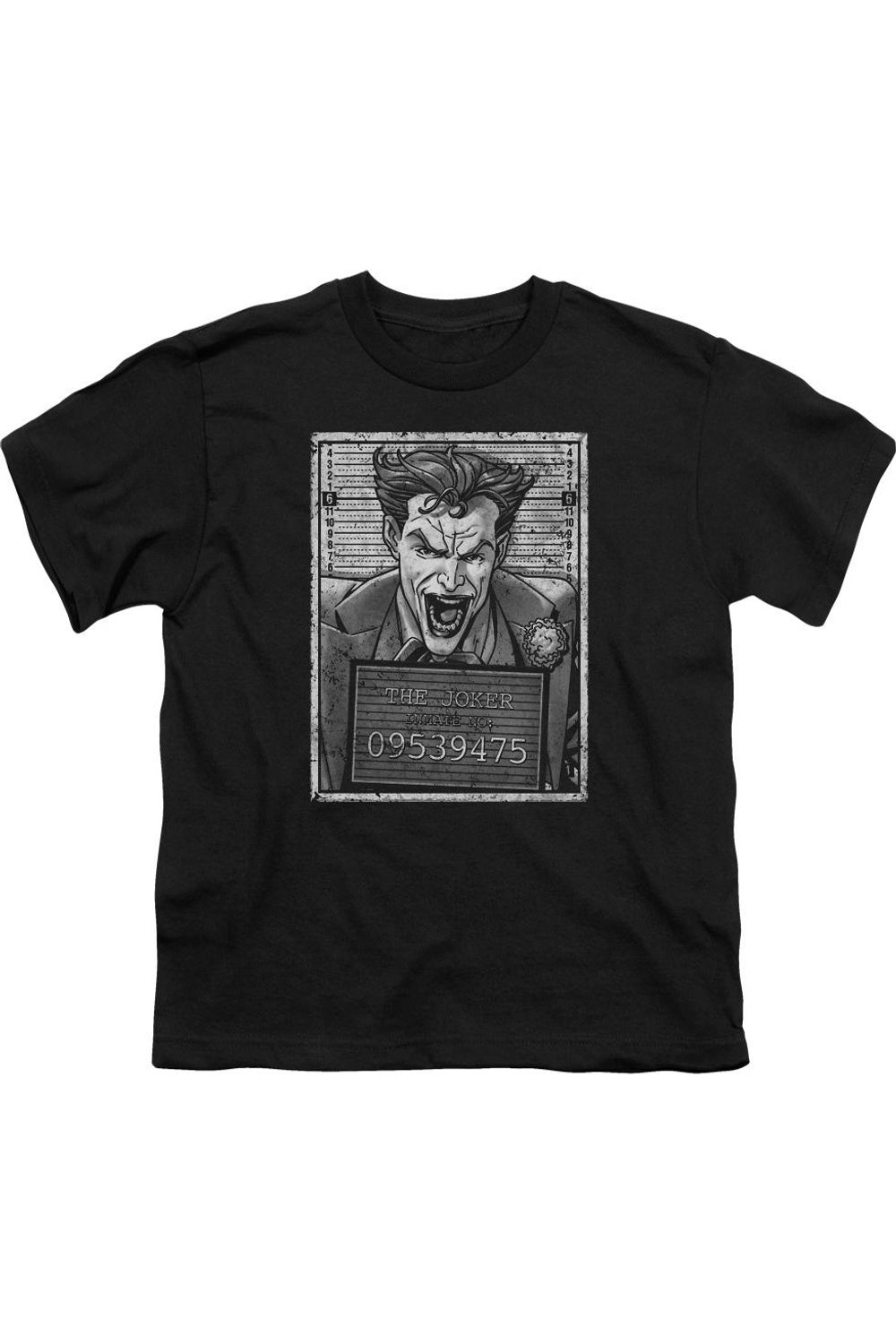 

Футболка с коротким рукавом Batman Joker Inmate для детей Gildan, черный