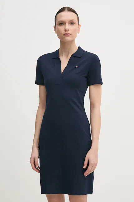 Платье мини в полоску Tommy Hilfiger, синий