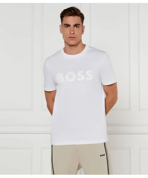 

Зеркальная футболка Regular fit Boss Green, белый
