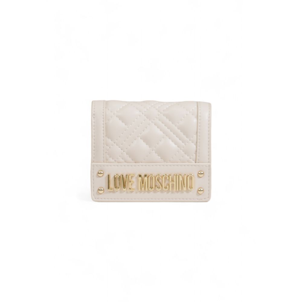 

Бежевый полиэтиленовый кошелек LOVE MOSCHINO