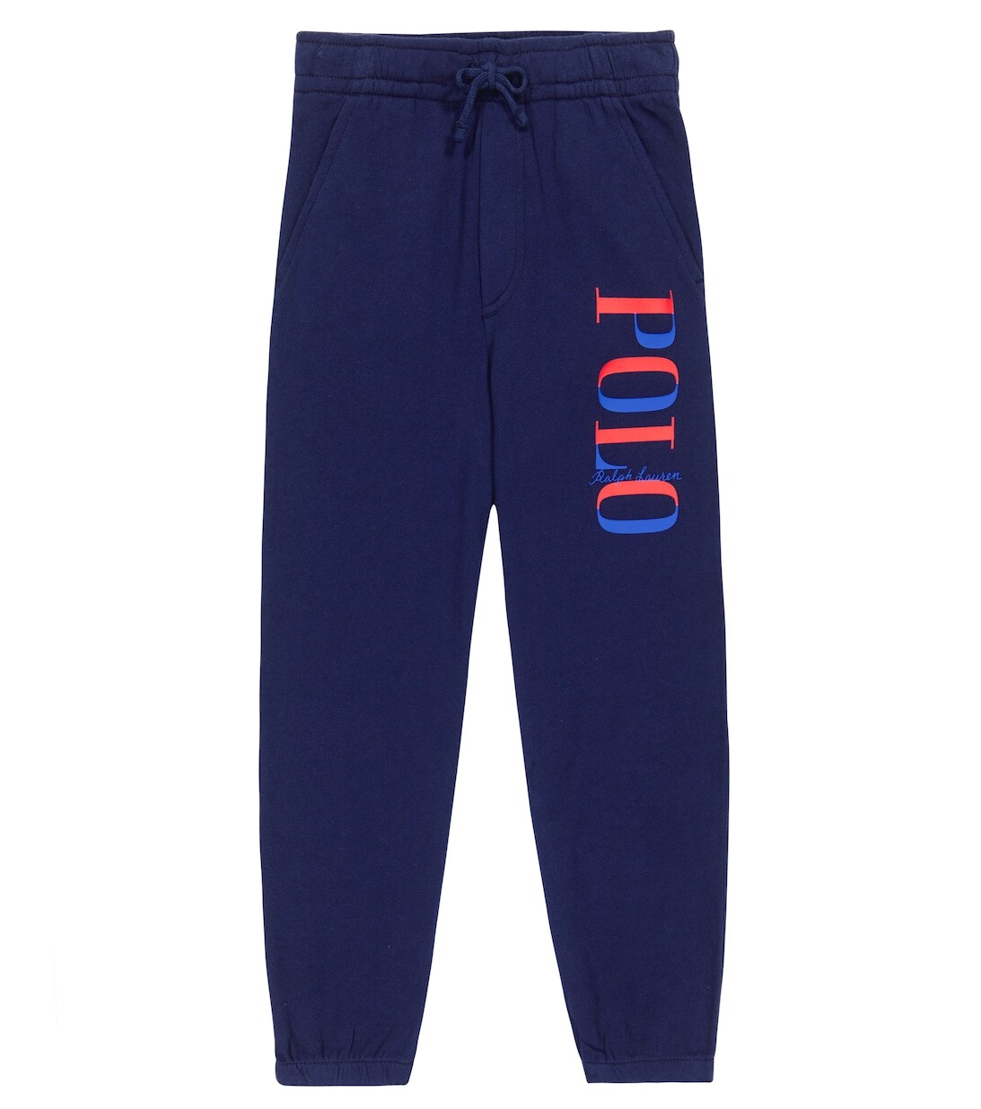 

Спортивные брюки из хлопкового джерси с логотипом Polo Ralph Lauren, синий
