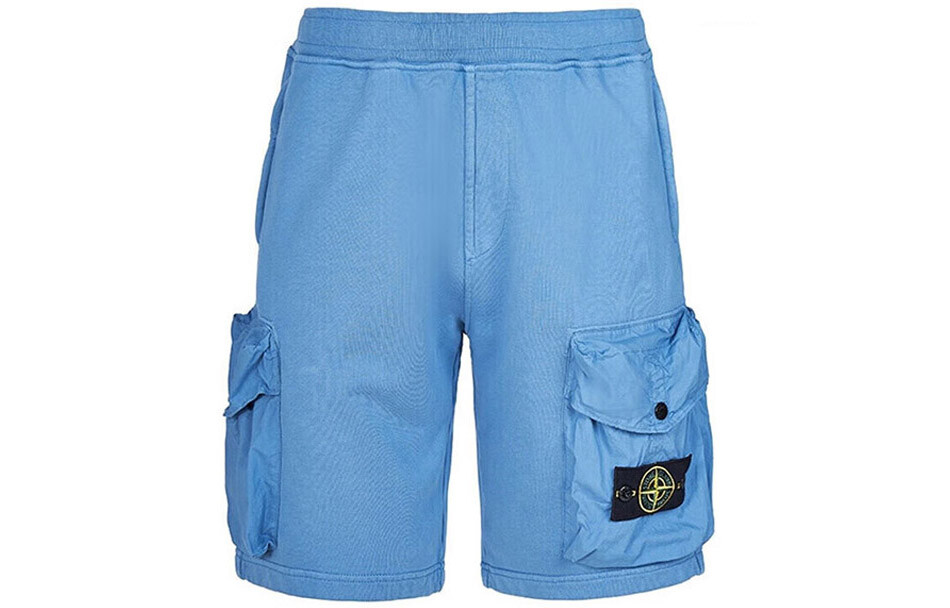 

Повседневные шорты мужские синие Stone Island, синий