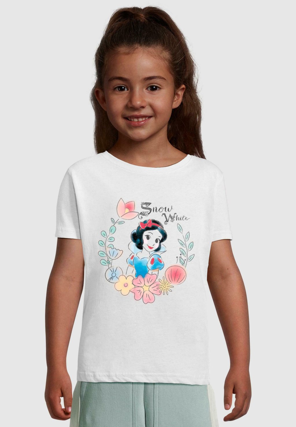 

Футболка с принтом SNOW WHITE-FLOWER WREATH SHORT SLEEVE ABSOLUTE CULT, белый
