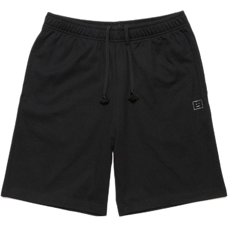 

Органические хлопковые джерси шорты Acne Studios, черный