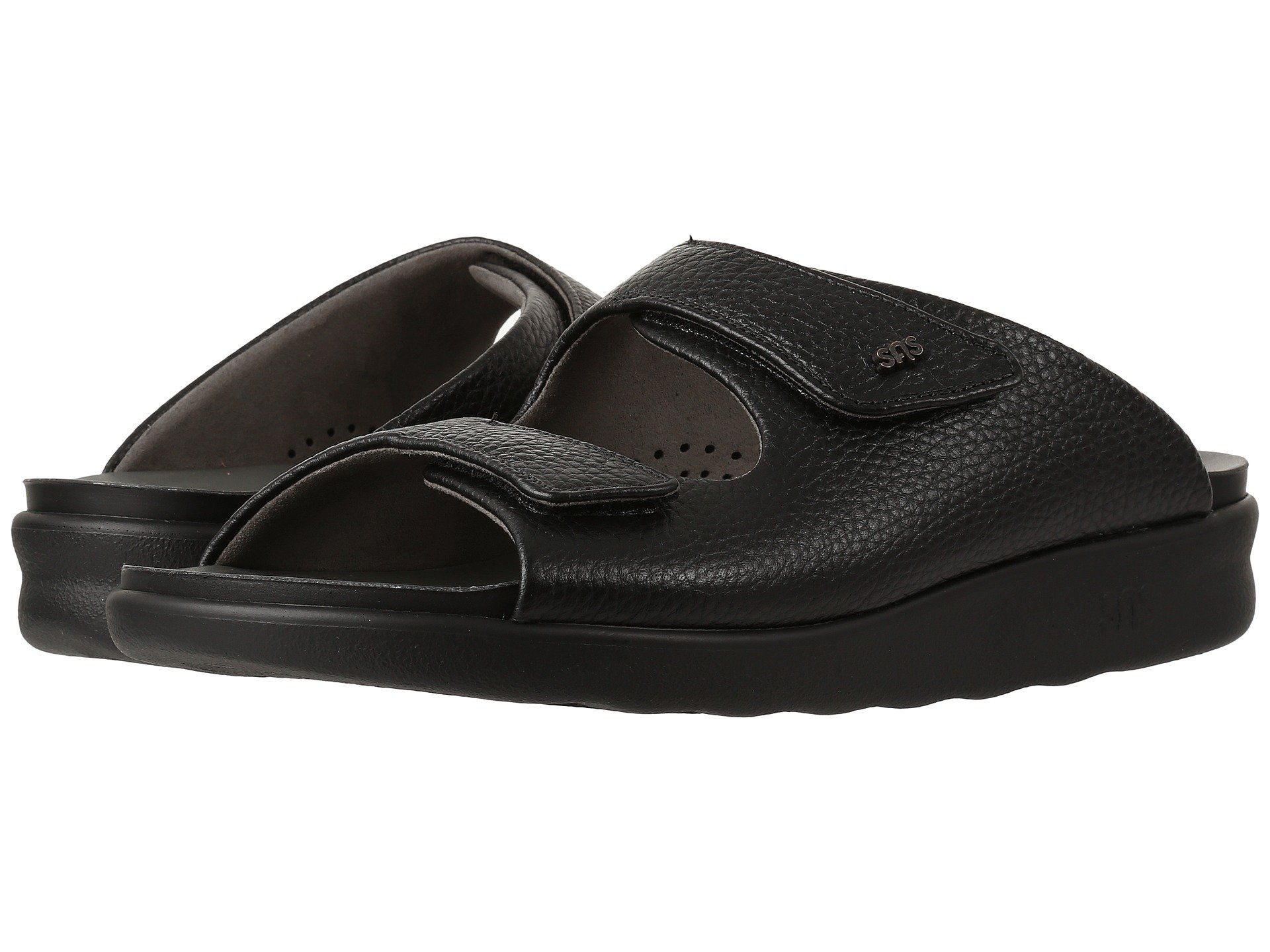 Туфли SAS Encore Adjustable Comfort Slide Sandal, черный
