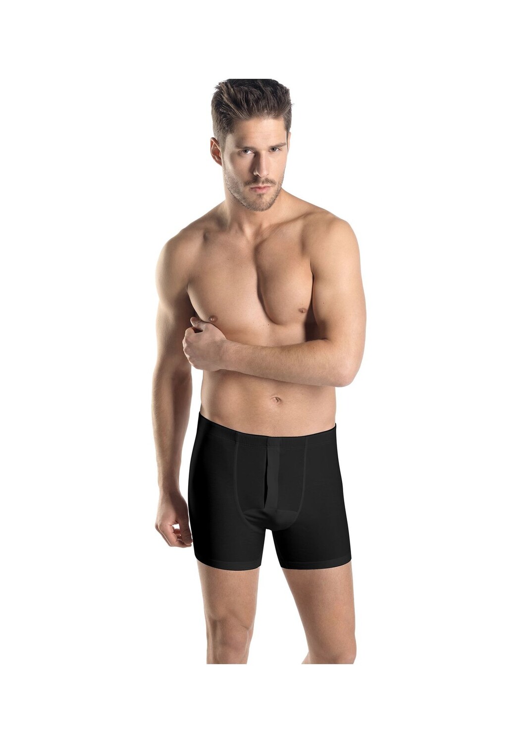 

Трусы с длинными штанинами Cotton Superior HANRO, цвет Black Herren