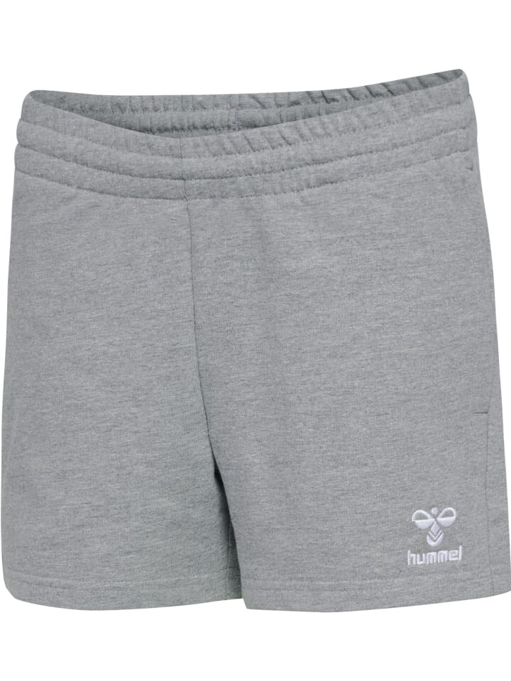 Спортивные штаны Hummel Verstellbare Taille Shorts Hmlgo Multisport Kinder, цвет GREY MELANGE — фото 4