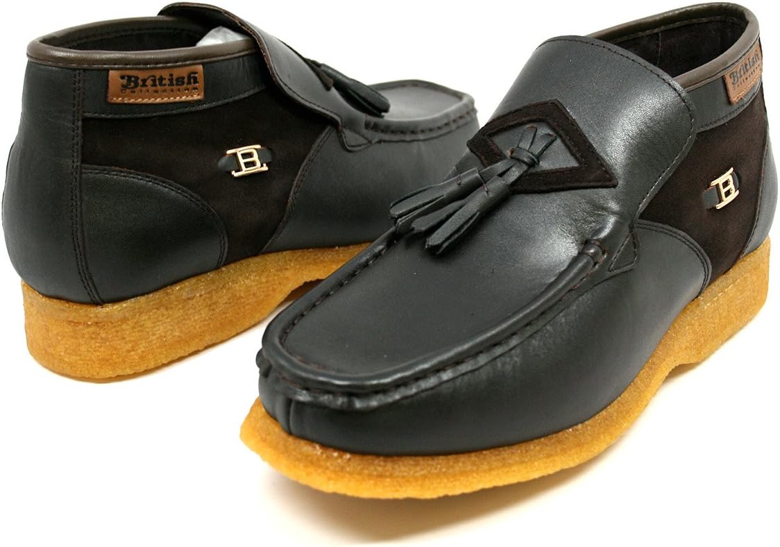 

Мужские кожаные туфли British Collection Palace на три четверти, коричневый