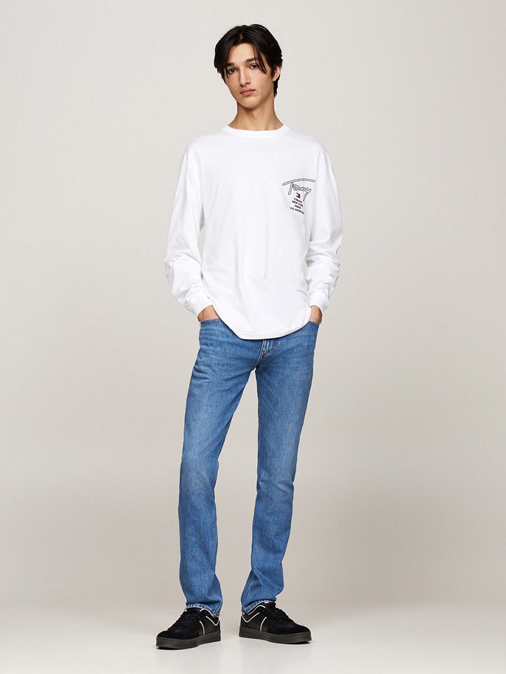 

Рубашка с длинным рукавом TOMMY JEANS, белый