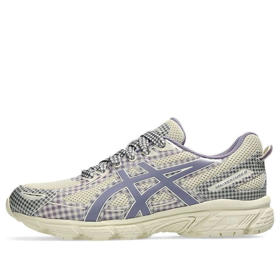 

Кроссовки ASICS x Story mfg. Gel-Venture 6 'Vanilla Violet Quartz Gingham', бежевый