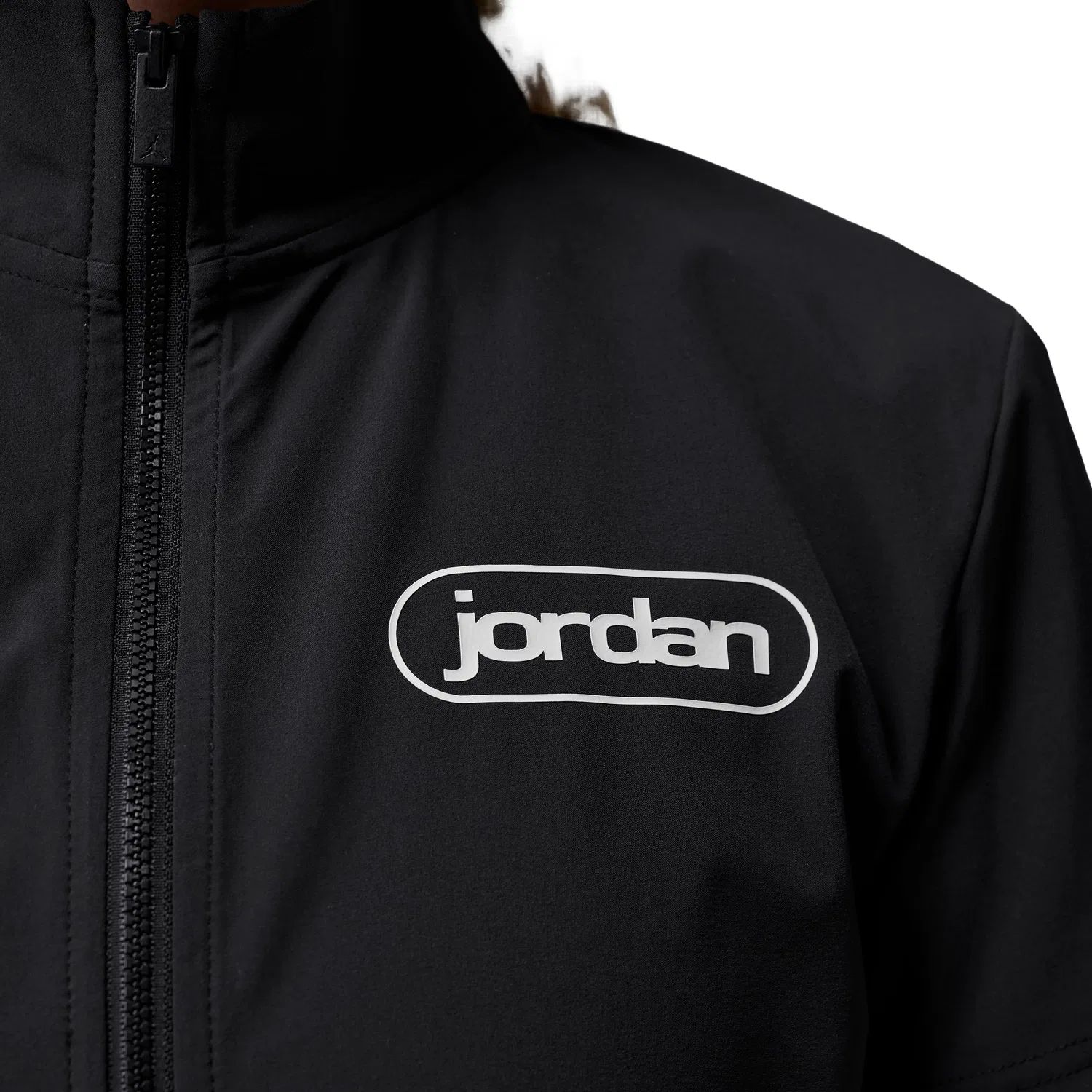 Футболка Jordan BRK с коротким рукавом и застежкой-молнией, с графическим принтом, цвет «Белый черный» IF1375-010 — фото 4