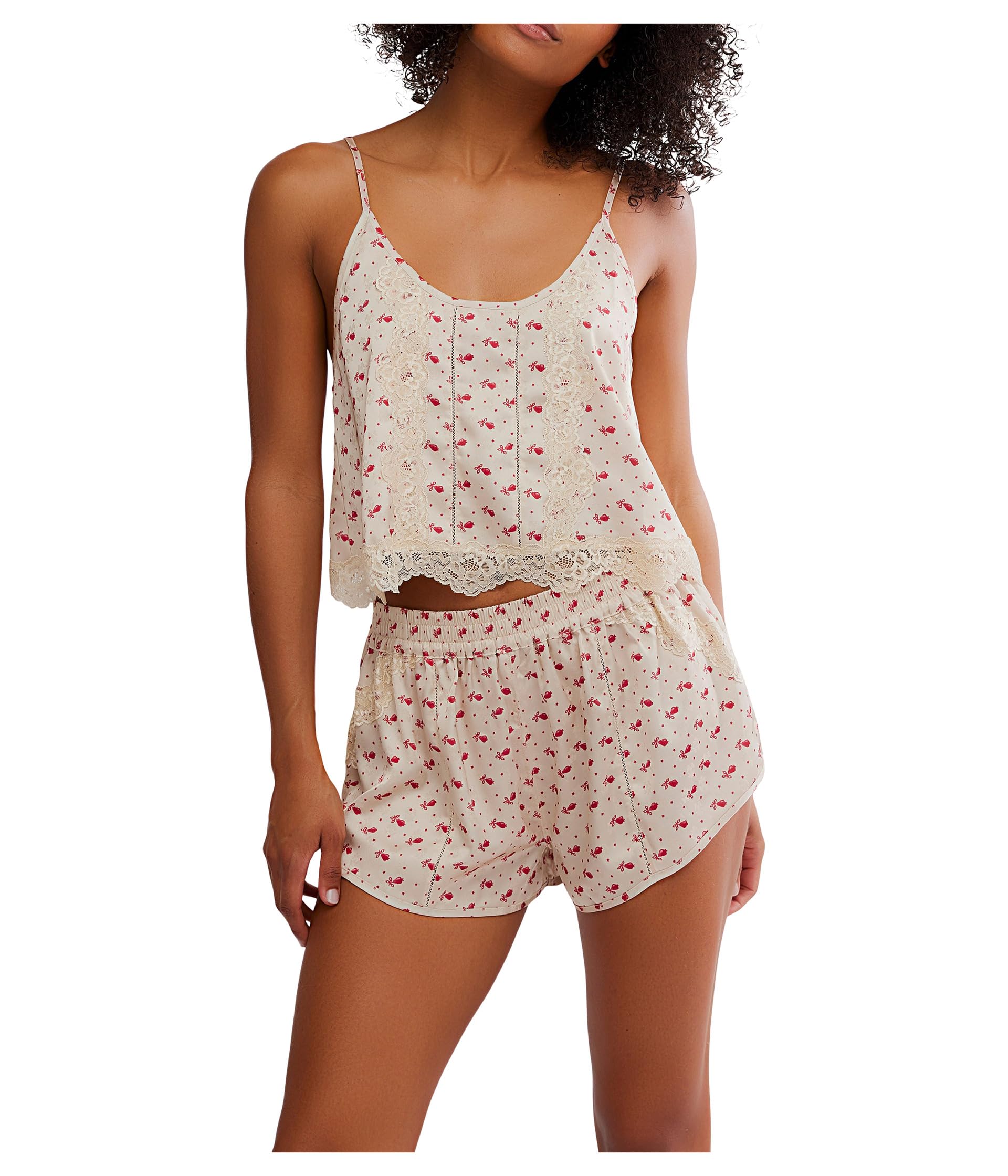 

Пижама Free People Midnight Muse Printed Set, цвет Sand Combo